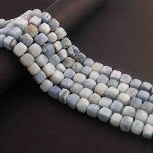 1  Strand  Bolder Opal Faceted Briolettes -Cube Shape  Briolettes- 8mmx10mm- 10.5 Inches BR01716 - Tucson Beads