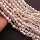 1 Strand White Silverite Faceted Briolettes - Silverite Coin Beads 9mm 15  Inches BR300 - Tucson Beads