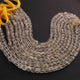 1 Strand Lemon Quartz Faceted Briolettes -Square Shape Briolettes 6mmx5mm-4mmx5mm 8 Inch BR01718 - Tucson Beads