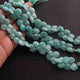 1 Strand Amezonite Faceted Heart Beads- Faceted Heart  - 3mmx4mm-2mmx3mm 8-Inches BR01723 - Tucson Beads