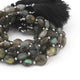 1 Strand Labradorite  Faceted Briolettes -Oval Shape Briolettes - 14mmx13mm-7.5 inch BR0149 - Tucson Beads