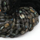 2  Long Strand Labradorite  Faceted Briolettes -Oval Shape Briolettes - 7mmx5mm-13mmx6mm - 15 inch BR0441 - Tucson Beads