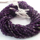 1  Strand Amethyst Faceted Briolettes -Oval Shape Briolettes 11mmx8mm - 7mmx6mm -14 Inches BR01709 - Tucson Beads