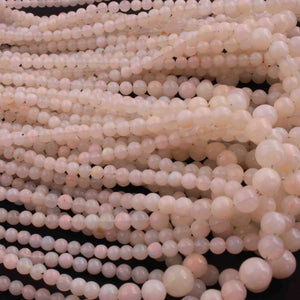 1 Strand Ethiopian Welo Opal Smooth Round Balls Beads 3mm-6mm - 17 Inches BR0851 - Tucson Beads