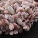 1 Strand Shaded Pink Opal Faceted Briolettes -Pear Shape  Briolettes - 23mmx10mm-15mmx9mm  - 8 Inches BR2232 - Tucson Beads