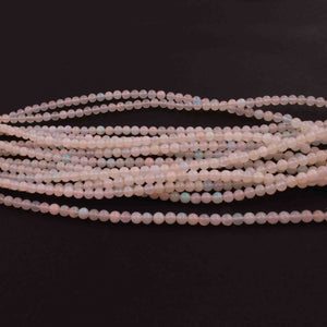 1 Strand Ethiopian Welo Opal Smooth Round Balls Beads 3mm-4mm - 17 Inches long BR0844 - Tucson Beads