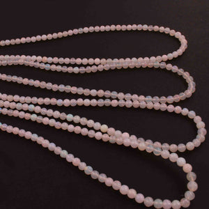 1 Strand Ethiopian Welo Opal Smooth Round Balls Beads 3mm-4mm - 17 Inches long BR0844 - Tucson Beads