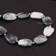 1 Strand Dendrite Opal Faceted Briolettes -Assorted Shape Briolettes - 23mmx13mm-12mmx11mm-8.5 inch BR0231 - Tucson Beads