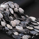 1 Strand Dendrite Opal Faceted Briolettes -Assorted Shape Briolettes - 23mmx13mm-12mmx11mm-8.5 inch BR0231 - Tucson Beads