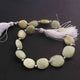 1 Strand Green Opal Faceted Oval Briolettes - Oval Shap - 8mmx7mm-13mmx12mm - 9 Inches BR410 - Tucson Beads