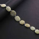 1 Strand Green Opal Faceted Oval Briolettes - Oval Shap - 8mmx7mm-13mmx12mm - 9 Inches BR410 - Tucson Beads