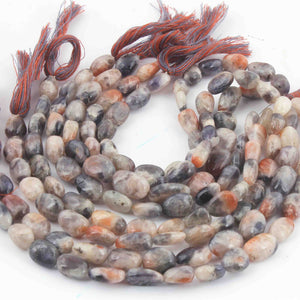 1 Strand Sunstone $ Iolite Smooth Briolettes -Tumble Shape Briolettes -11mmx8mm-14mmx8mm- 87 Inches BR01146 - Tucson Beads