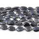 1 Strand Excellent Quality Black Spinel Silver Coated Briolettes- Assorted Shape Briolettes - 16mmx10mm-11mmx9mm - 8 Inches- BR0239 - Tucson Beads