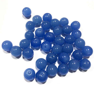 10 pcs Dark  Blue Chalcedony Round Shape Balls Beads - Blue Chalcedony Balls Beads 12mm  BR4005 - Tucson Beads