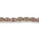 1 Strand Smoky Quartz Faceted Oval Briolettes - Center Drill Ovel Beads 13mmx10mm-17mmx10mm 8 Inches BR2529 - Tucson Beads