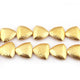 1 Strand 24k Gold Plated Designer Copper Casting Half Cap Beads - Jewelry - 12mmx4mm 7.5 Inches GPC071 - Tucson Beads