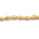 1 Strand 24k Gold Plated Designer Copper Casting Melon Beads - Jewelry - 19mmx13mm 8 Inches GPC540 - Tucson Beads