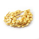 4 Strands Stamp Fish  Beads 24K Gold Plated on Copper - Fish  Beads 17mmx14mm  8 Inches Strand GPC523 - Tucson Beads