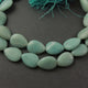 2 Strands Amazonite  Pear Drop Smooth Beads - Amazonite Briolettes 18mmx13mm 8 Inches long BR4067 - Tucson Beads