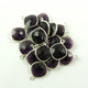 9 Pcs Amythest Faceted 925 Sterling Silver cushion Shape Single Bail pendant 12mmx10mm-15mmX11mm SS457 - Tucson Beads