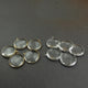 5 Pcs Crystal Quartz 925 Sterling Silver/ Vermeil Faceted Round Single Bail Pendant -  28mmx24mm SS327  (You Choose) - Tucson Beads