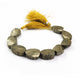 1 Strands Natural Pyrite Faceted Briolettes - Flat Oval Beads 15mmx12mm-25mmx17mm 7 Inches BR4057 - Tucson Beads