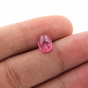 1 Pc 5 Ct. Natural Ruby Faceted Gemstone - Ruby Loose Gemstone - Brilliant Cut - Jewelry Making  9mmx7mm  LGS653 - Tucson Beads