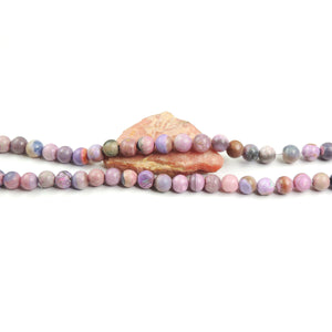 1 Strand Lavender Opal Faceted Roundelles - 7mm-8mm 13 Inches BR4262 - Tucson Beads