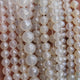 1 Strand Silverite Chalcedony Faceted Rondelle ,Ball Beads,Faceted Ball Beads 5mm-9mm 13 Inches BR3835 - Tucson Beads