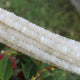 1 Strand White Moonstone Faceted Roundelles - Moonstone Rondelles Beads 7mm-8mm 8 Inches BR853 - Tucson Beads