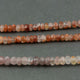 1 Strand Orange Rutile Faceted Round Briolettes - Orange Rutile Briolettes 5mm-7mm 10.5 Inches BR2261 - Tucson Beads