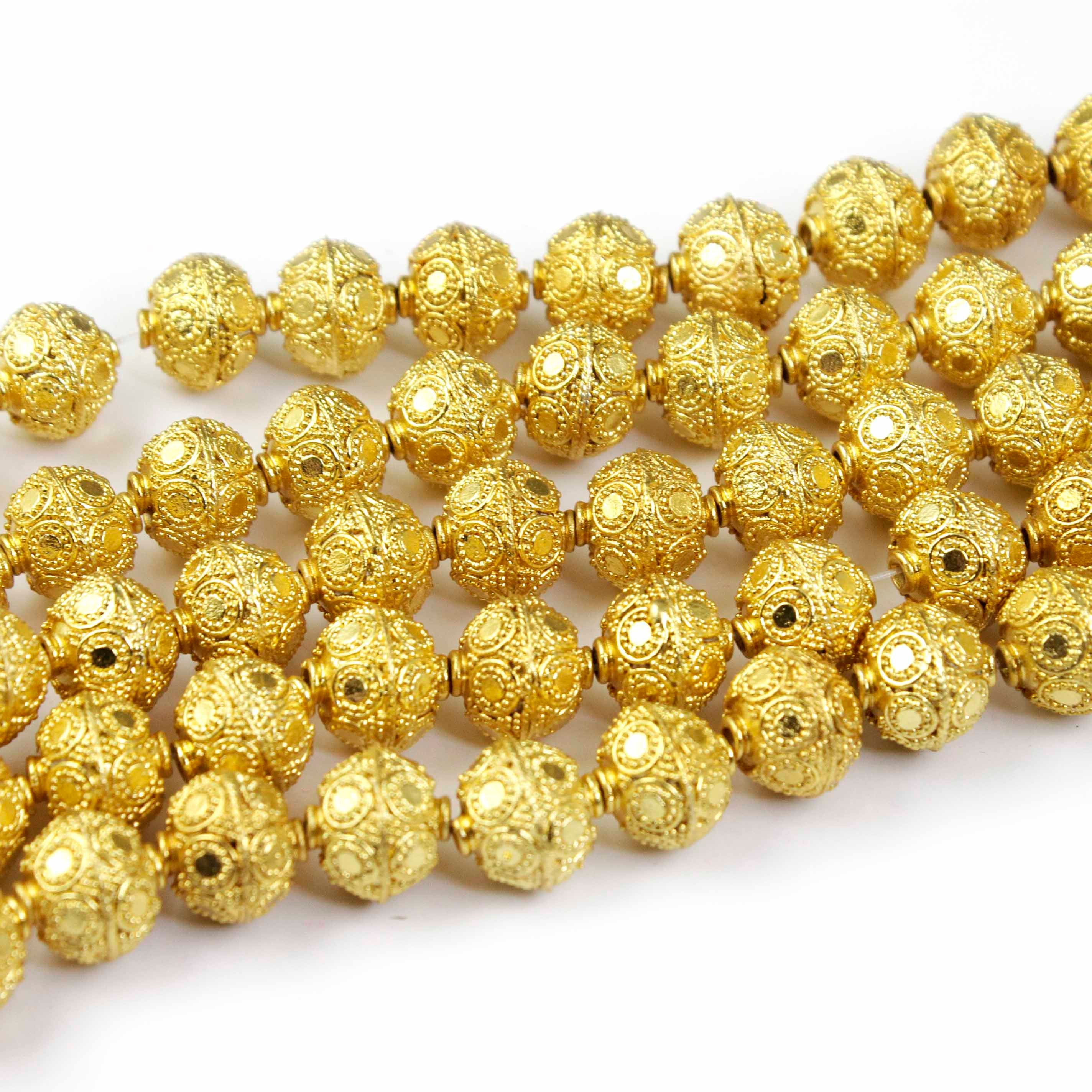 gold beads, gold beads Suppliers and Manufacturers at