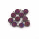 10 Pcs Mystic Druzy Round Pendant, Oxidized Plated,Single Bail Pendant,Bezel Round Pendant  10mmX7mm PC337 - Tucson Beads