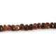 1 Strand Smoky Quartz Rondelle - Smoky Quartz Faceted Roundle 6mm-7mm 8 Inch BR3867 - Tucson Beads