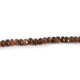 1 Strand Smoky Quartz Rondelle - Smoky Quartz Faceted Roundle 6mm-7mm 8 Inch BR3867 - Tucson Beads