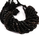 2 Strands Smoky Quartz Faceted Rondelles Briolettes - Smoky Quartz Round Beads 5mm-10mm 9 Inch BR2906 - Tucson Beads