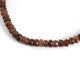 1 Strand Smoky Quartz Rondelle - Smoky Quartz Faceted Roundle 6mm-7mm 8 Inch BR3867 - Tucson Beads